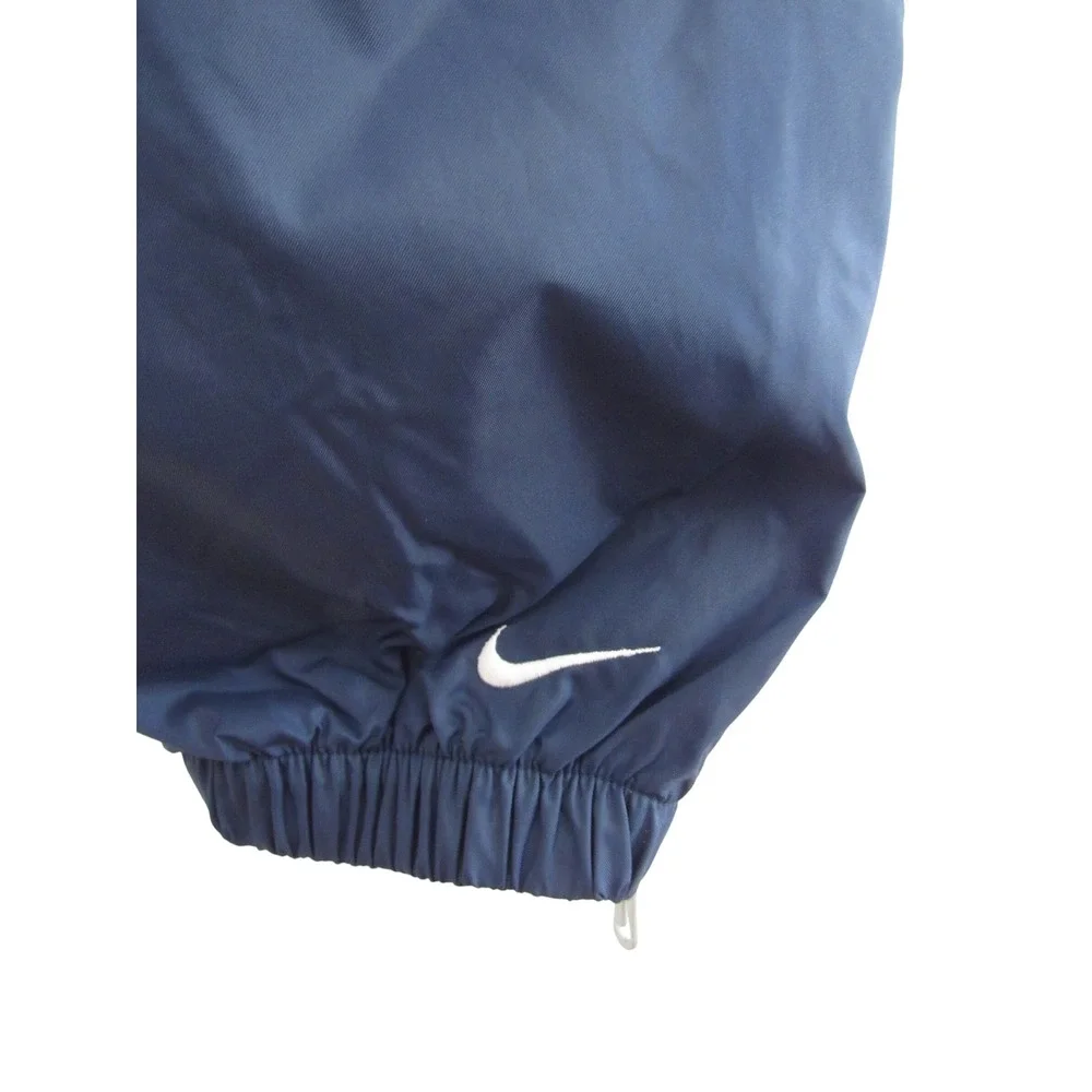 Vintage Nike Track Pants Women's Small Nylon‎ Lined Navy Zip Ankles Joggers